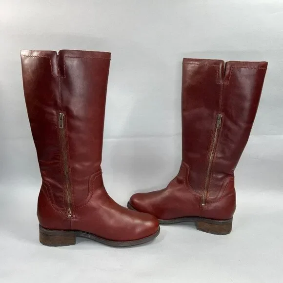 UGG Dahlen Stout Boots Women's Size 10 Tall Leather Fully Insulated Riding Boots - Picture 9 of 16